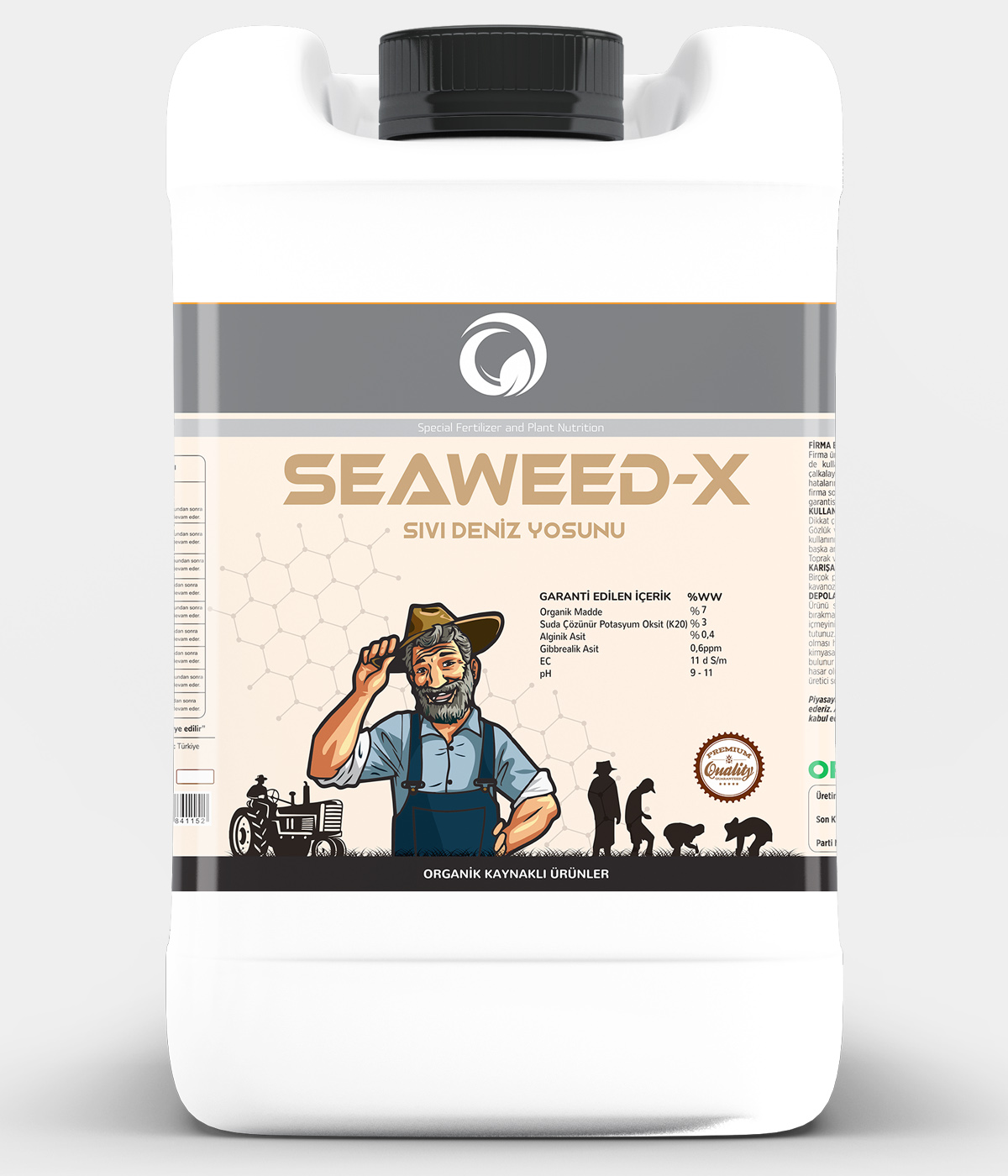 GÜBRE DENİZ YOSUNU / 20 LT - (ORGÜB SIVI)